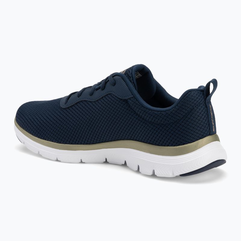 Buty damskie SKECHERS Flex Appeal 4.0 Brilliant View navy/gold 3