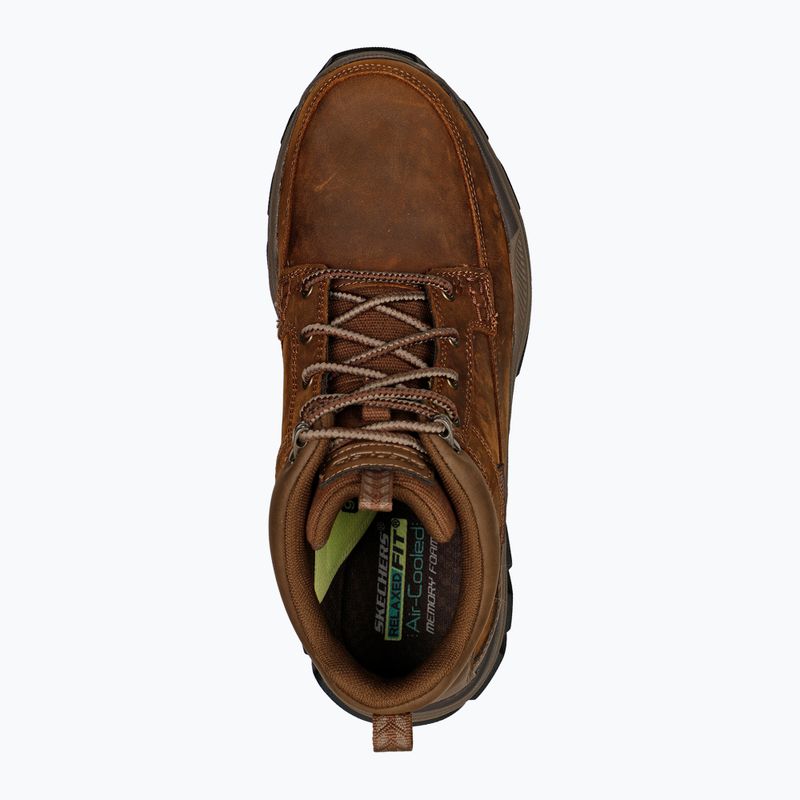 Buty męskie SKECHERS Respected Boswell dark brown 11