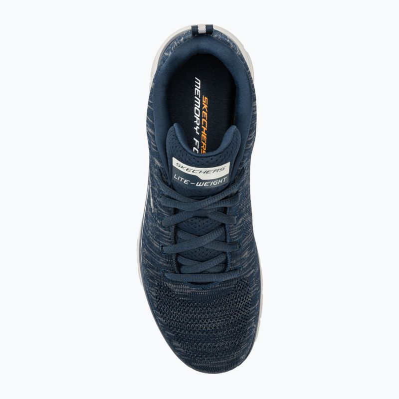 Buty męskie SKECHERS Track Front Runner navy/gray 5