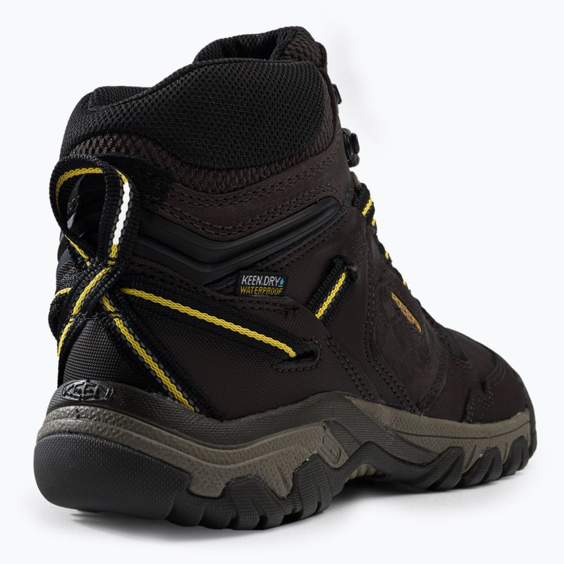 Buty trekkingowe męskie KEEN Ridge Flex Mid WP coffee bean/keen yellow 7