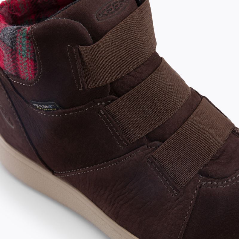 Buty damskie KEEN Elle Winter Mid WP coffee bean/red plaid 8