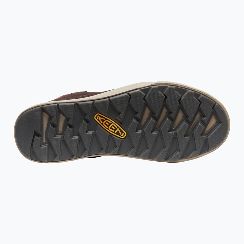 Buty damskie KEEN Elle Winter Mid WP coffee bean/red plaid 15