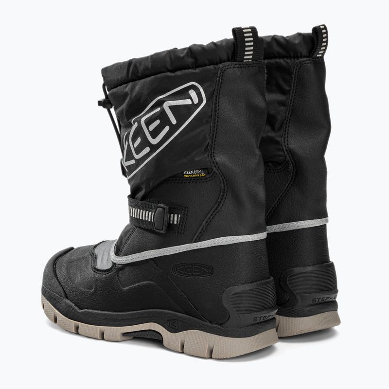 Śniegowce juniorskie KEEN Snow Troll WP black/silver 3