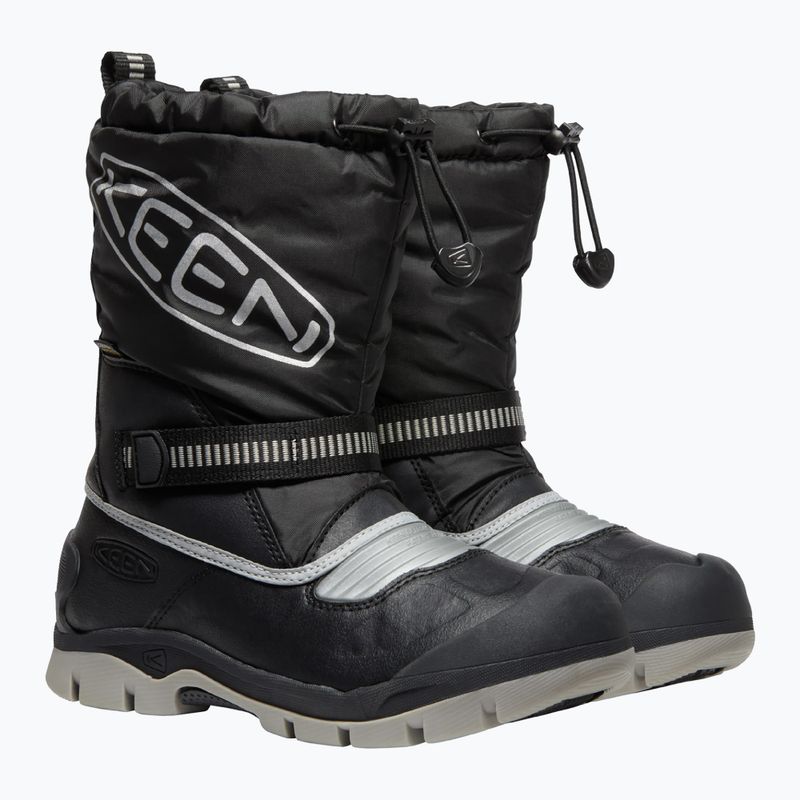 Śniegowce juniorskie KEEN Snow Troll WP black/silver 11