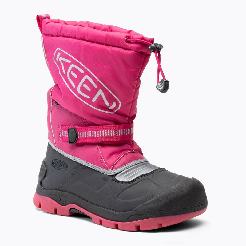 Śniegowce juniorskie KEEN Snow Troll WP fuchsia purple/silver