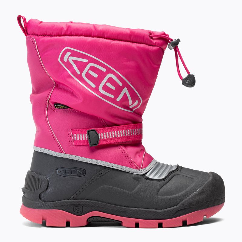 Śniegowce juniorskie KEEN Snow Troll WP fuchsia purple/silver 2