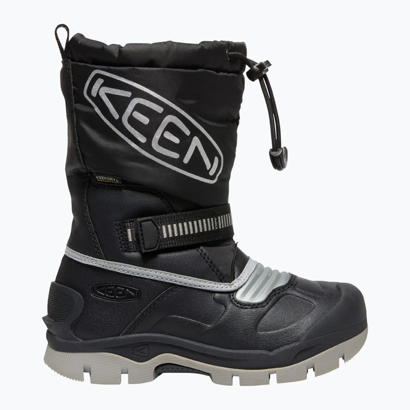 Śniegowce dziecięce KEEN Snow Troll WP black/silver 9