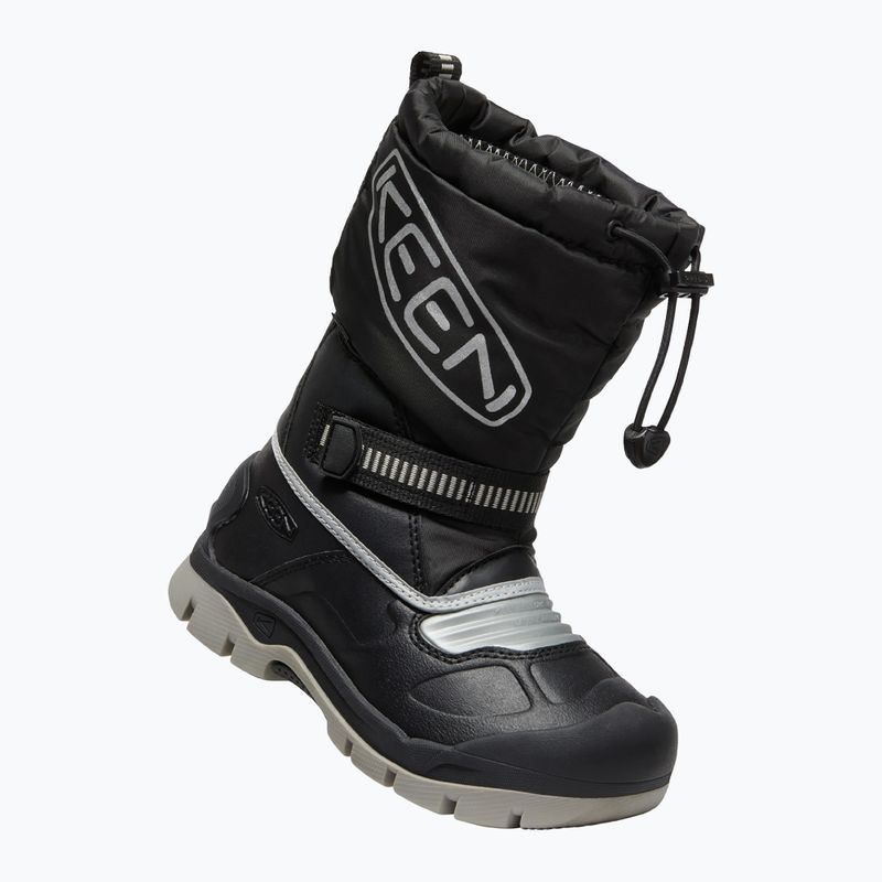 Śniegowce dziecięce KEEN Snow Troll WP black/silver 10