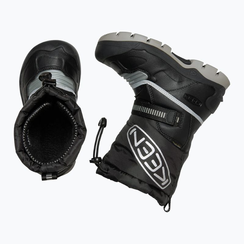 Śniegowce dziecięce KEEN Snow Troll WP black/silver 13