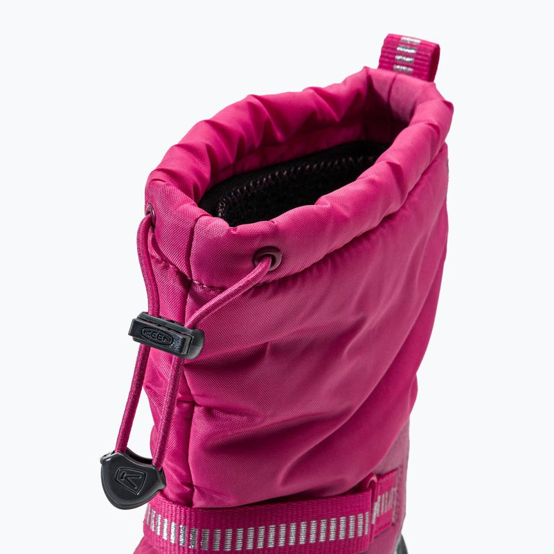 Śniegowce dziecięce KEEN Snow Troll WP fuchsia purple/silver 7