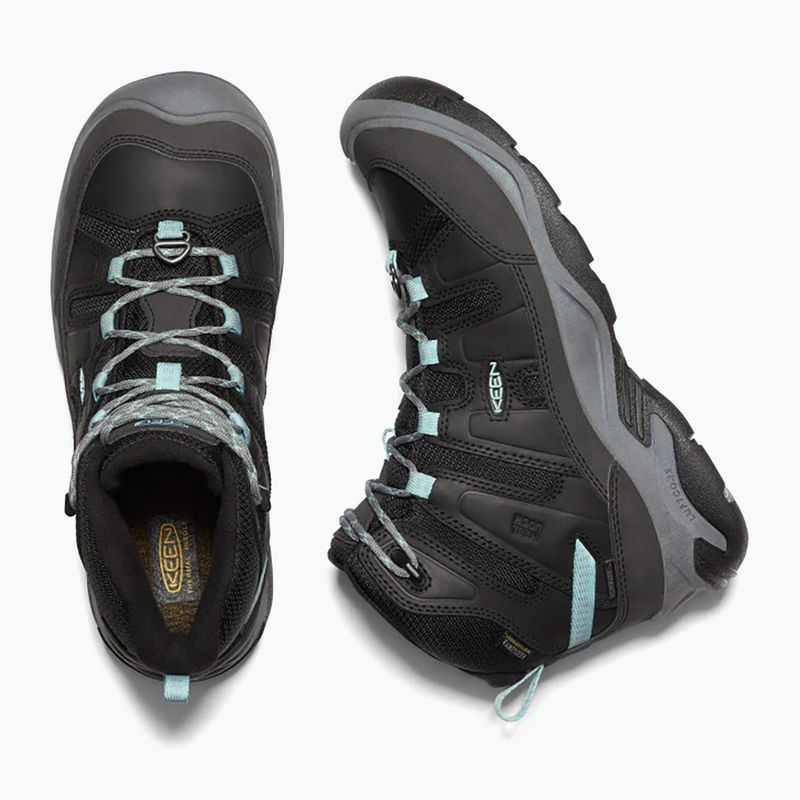 Buty turystyczne damskie KEEN Circadia Mid Polar black/cloud blue 10
