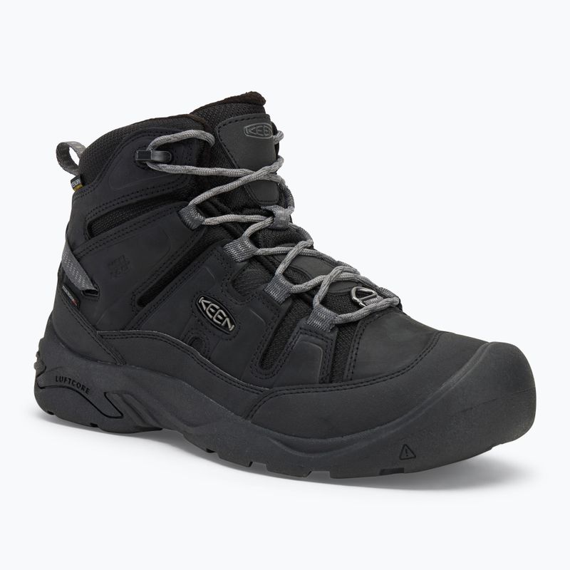 Buty turystyczne męskie KEEN Circadia Mid Polar black/steel grey