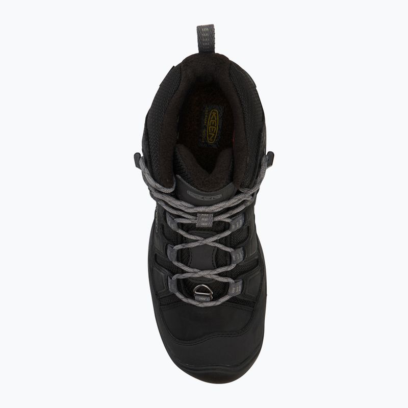 Buty turystyczne męskie KEEN Circadia Mid Polar black/steel grey 5