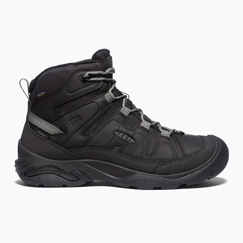 Buty turystyczne męskie KEEN Circadia Mid Polar black/steel grey 9