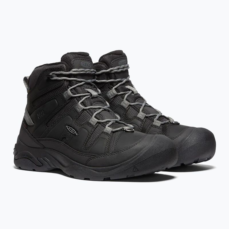 Buty turystyczne męskie KEEN Circadia Mid Polar black/steel grey 10