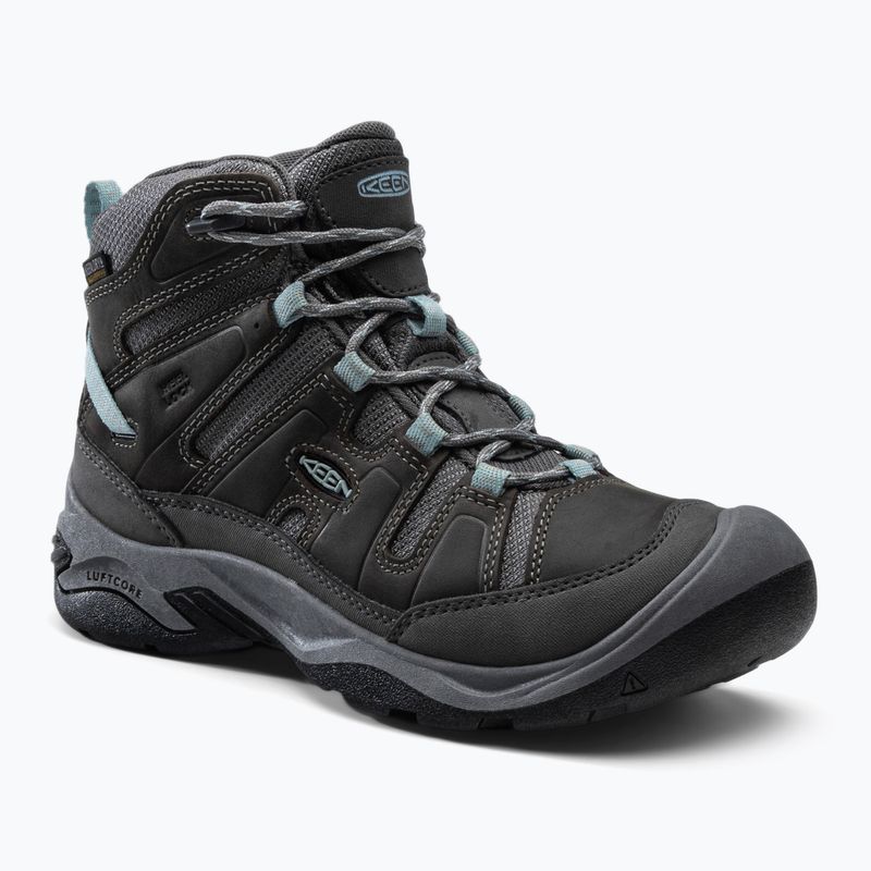 Buty trekkingowe damskie KEEN Circadia Mid WP steel grey/cloud blue