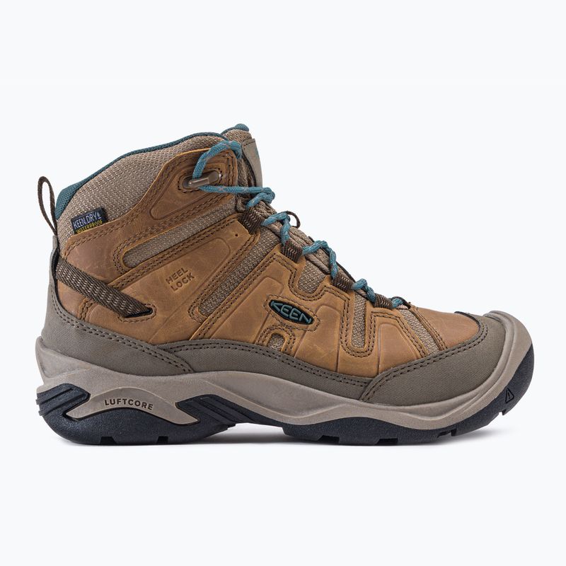 Buty trekkingowe damskie KEEN Circadia Mid WP toasted coconut/north atlantic 2