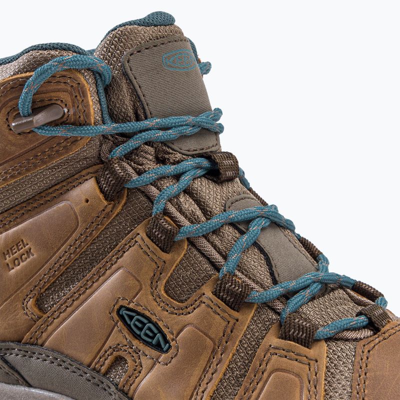 Buty trekkingowe damskie KEEN Circadia Mid WP toasted coconut/north atlantic 9