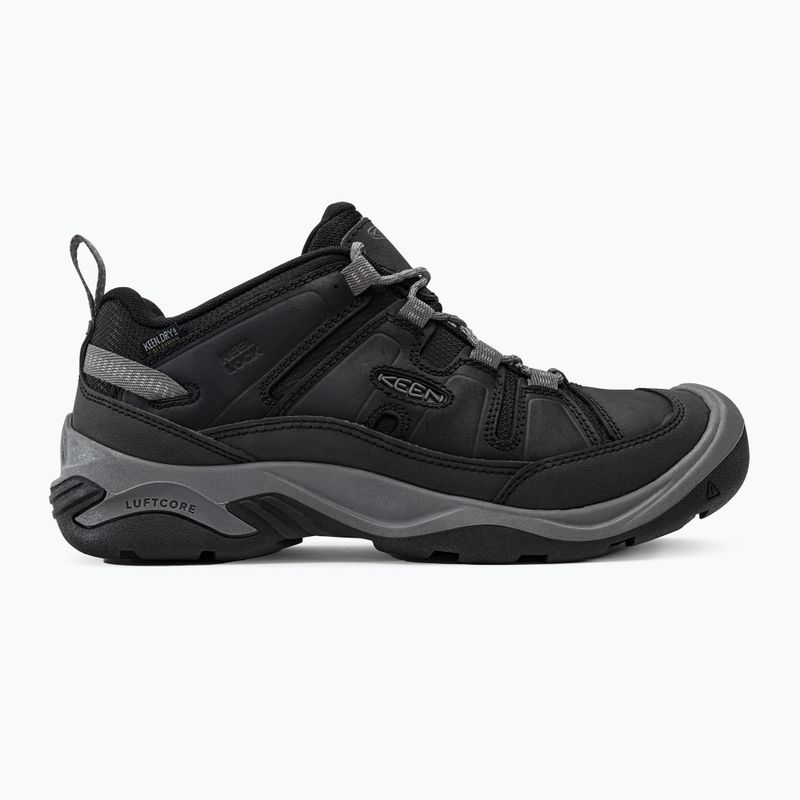 Buty trekkingowe męskie KEEN Circadia WP black/steel grey 2