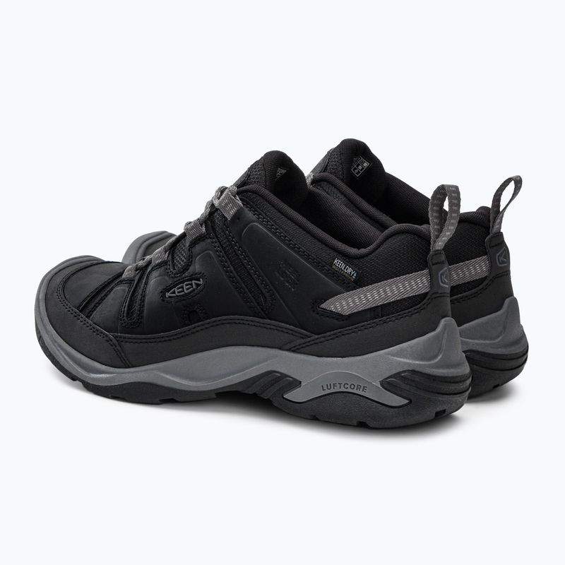 Buty trekkingowe męskie KEEN Circadia WP black/steel grey 3