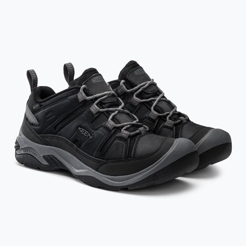 Buty trekkingowe męskie KEEN Circadia WP black/steel grey 4