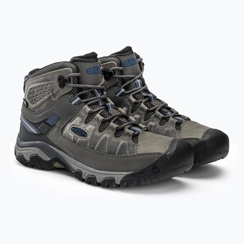 Buty trekkingowe męskie KEEN Targhee III Mid WP drizzle/captains blue 4