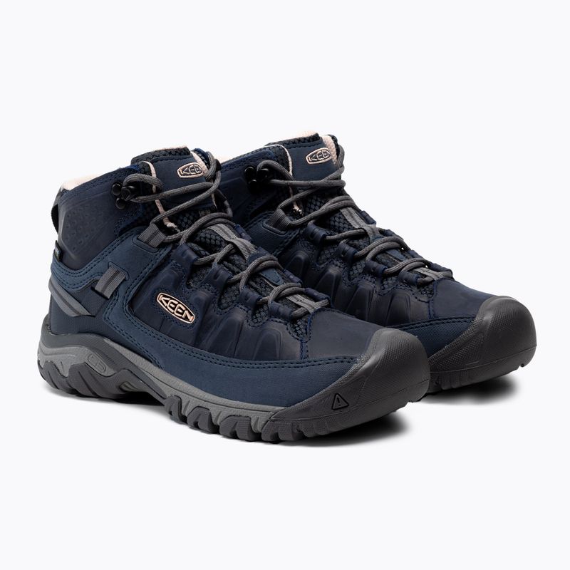 Buty trekkingowe damskie KEEN Targhee III Mid WP vintage indigo/peachy keen 5