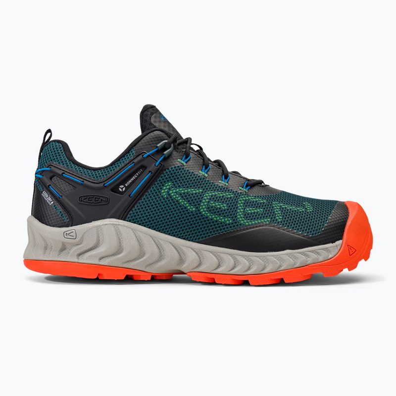 Buty trekkingowe męskie KEEN Nxis Evo WP sea moss/scarlet ibis 2