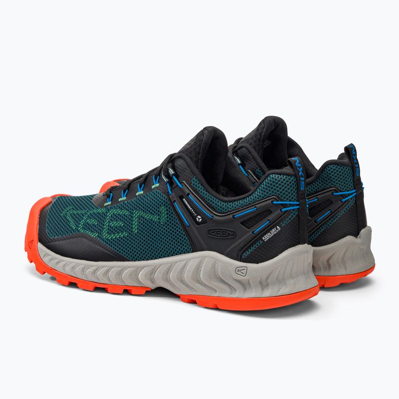 Buty trekkingowe męskie KEEN Nxis Evo WP sea moss/scarlet ibis 3