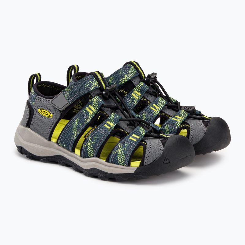 Sandały juniorskie KEEN Newport Neo H2 sea moss/steel grey 4