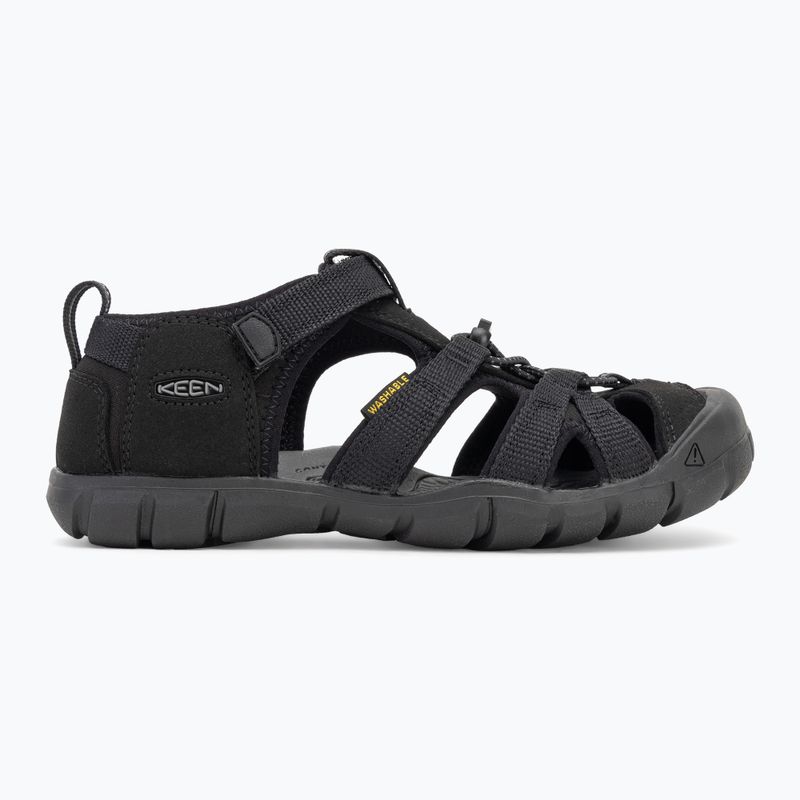 Sandały juniorskie KEEN Seacamp II CNX black/ grey 2