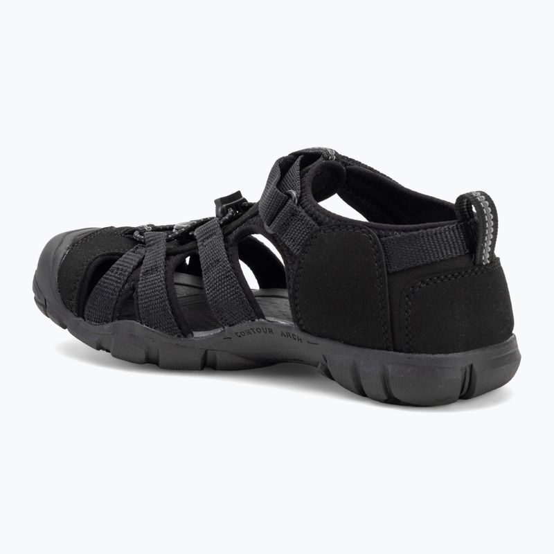 Sandały juniorskie KEEN Seacamp II CNX black/ grey 3