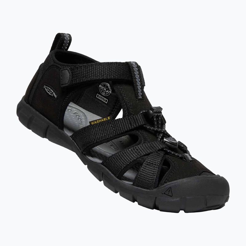 Sandały juniorskie KEEN Seacamp II CNX black/ grey