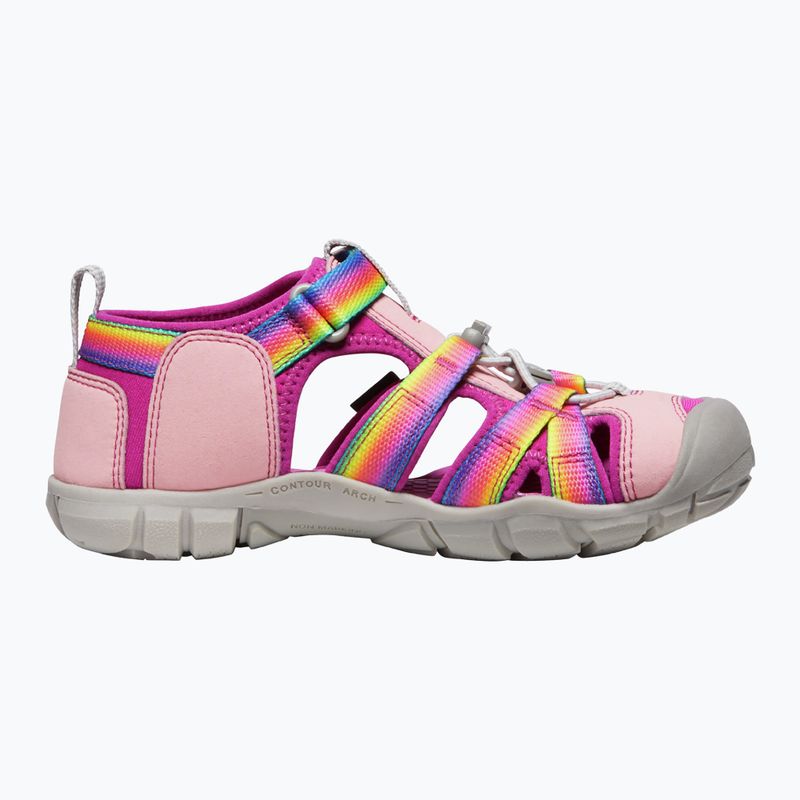 Sandały juniorskie KEEN Seacamp II CNX rainbow/ festival fuchsia 9