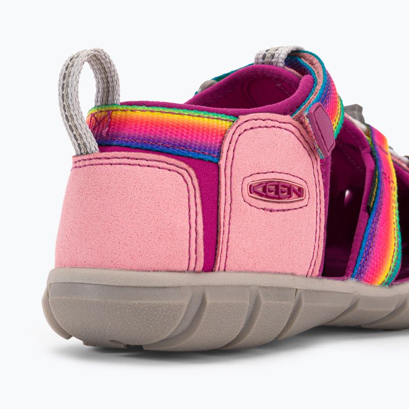 Sandały juniorskie KEEN Seacamp II CNX rainbow/ festival fuchsia 7