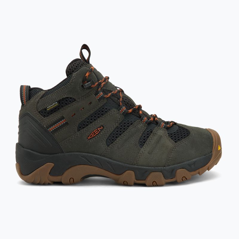 Buty trekkingowe męskie KEEN Headout Mid Waterproof black olive/fossil orange 2