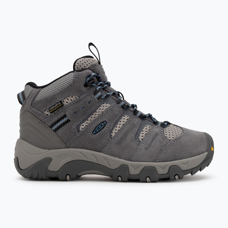 Buty trekkingowe damskie KEEN Headout Mid Waterproof steel grey/blue heaven 2