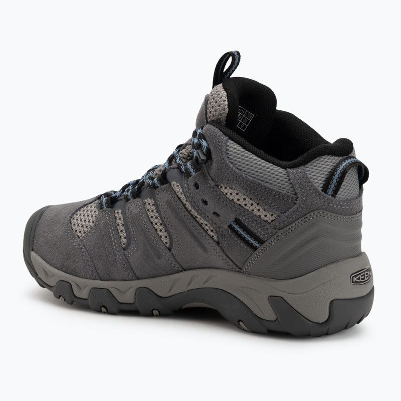 Buty trekkingowe damskie KEEN Headout Mid Waterproof steel grey/blue heaven 3