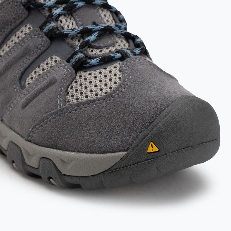 Buty trekkingowe damskie KEEN Headout Mid Waterproof steel grey/blue heaven 7