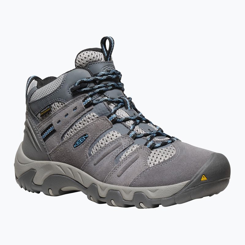 Buty trekkingowe damskie KEEN Headout Mid Waterproof steel grey/blue heaven 8