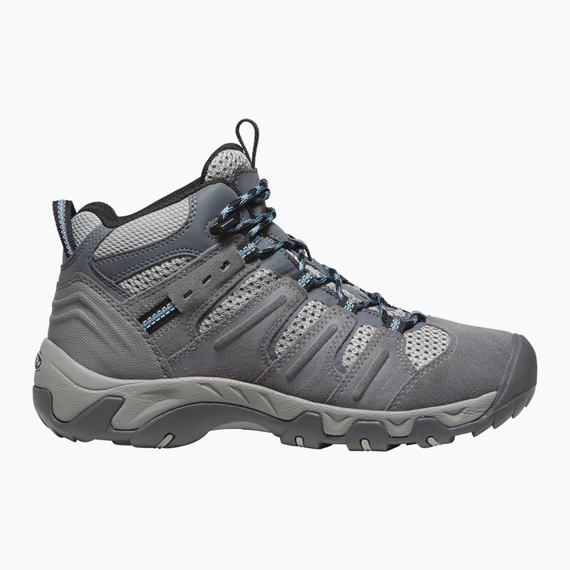 Buty trekkingowe damskie KEEN Headout Mid Waterproof steel grey/blue heaven 10