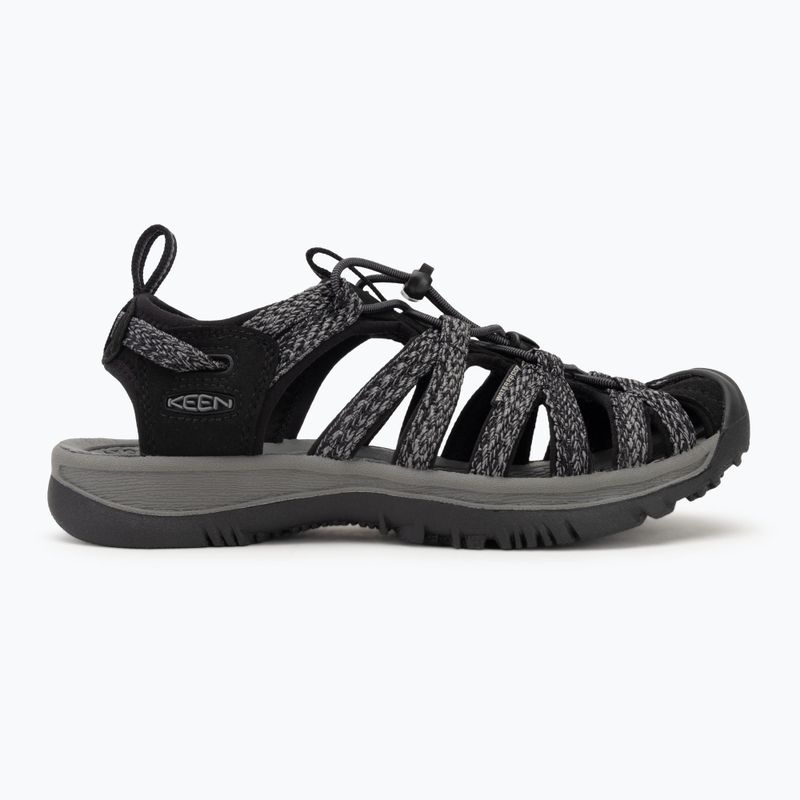 Sandały damskie KEEN Whisper black/ steel grey 2