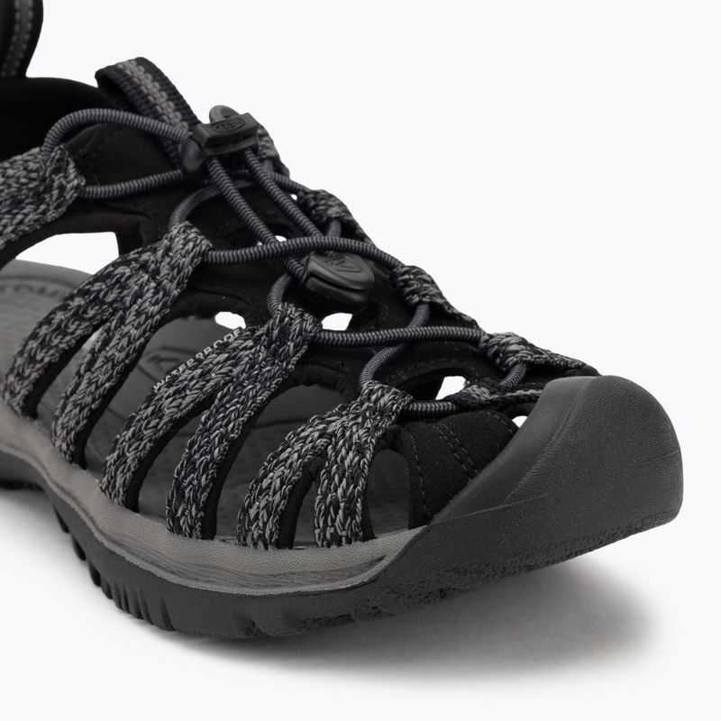 Sandały damskie KEEN Whisper black/ steel grey 7