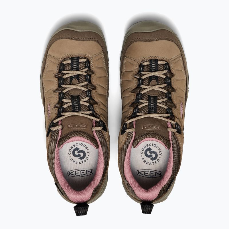 Buty trekkingowe damskie KEEN Targhee IV Wp brindle/nostalgia rose 6