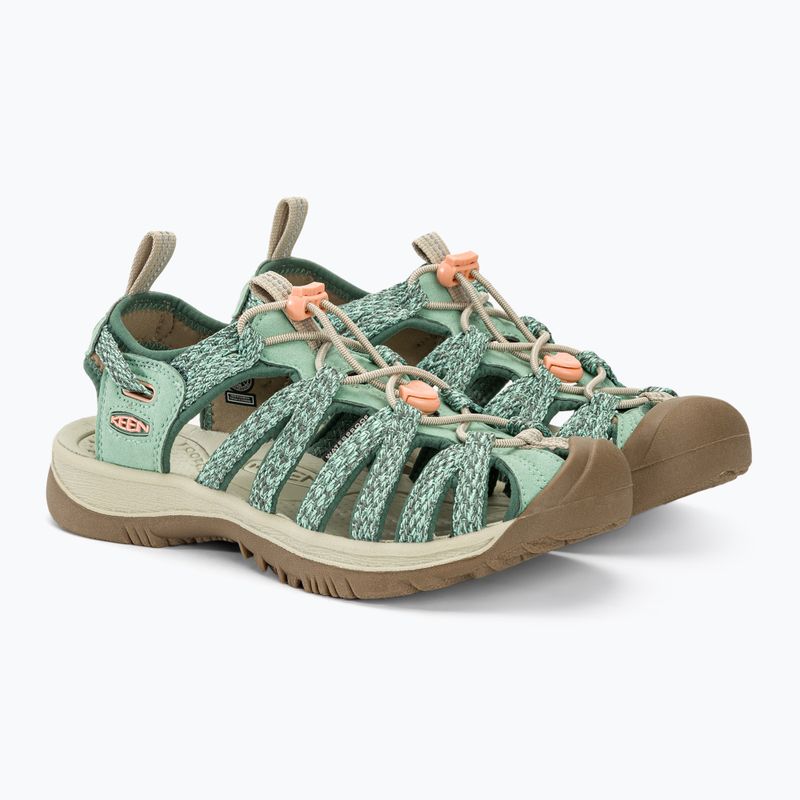 Sandały damskie KEEN Whisper granite green/ peach parfait 4