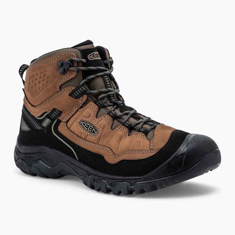 Buty trekkingowe męskie KEEN Targhee IV Mid Wp wide bison /brindle