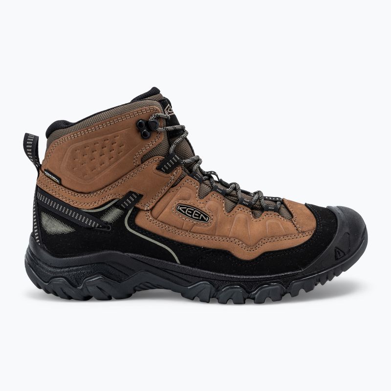 Buty trekkingowe męskie KEEN Targhee IV Mid Wp wide bison /brindle 2