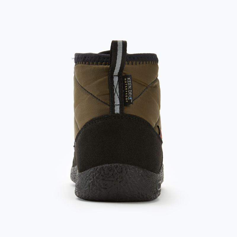 Buty juniorskie KEEN Howser II Chukka WP dark olive/gold flame 6