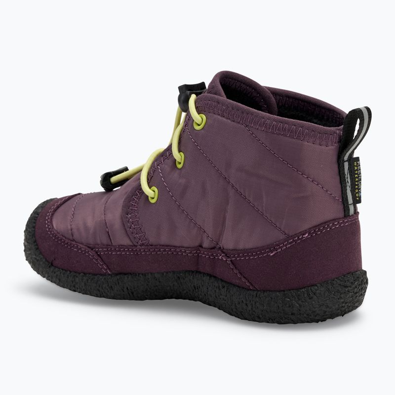 Buty dziecięce KEEN Howser II Chukka WP plum perfect/daiquiri green 3