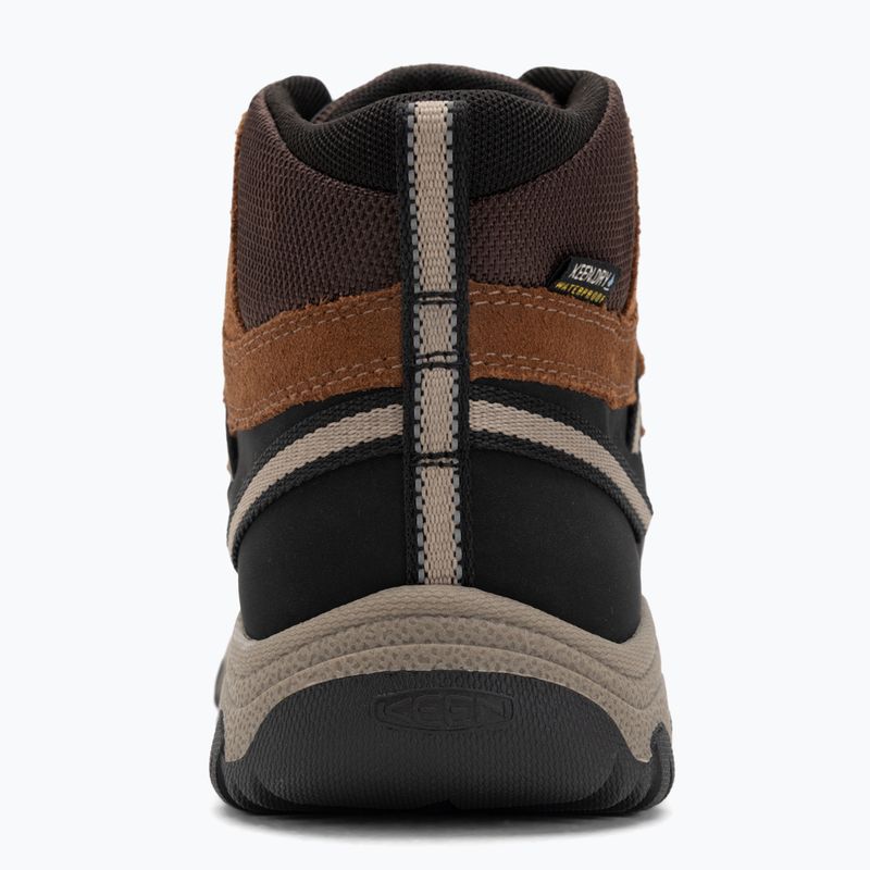 Buty trekkingowe dziecięce KEEN Targhee IV Mid Waterproof bison/brindle 6